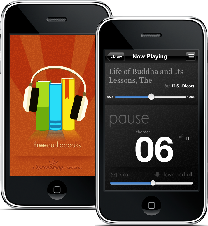 Free audiobooks UI Free audiobooks UI
