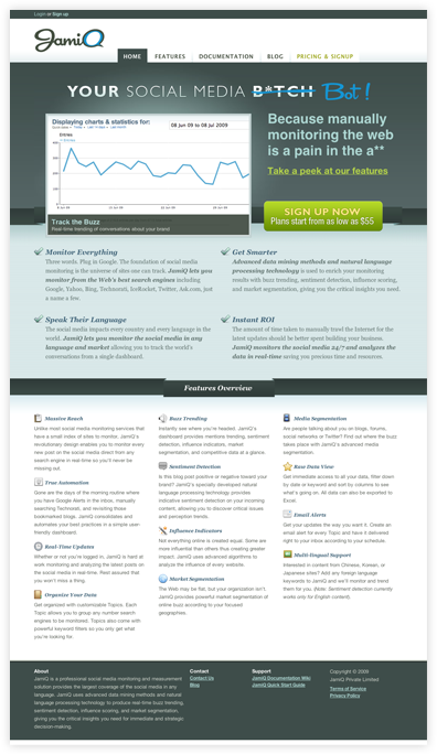 JamiQ website JamiQ website