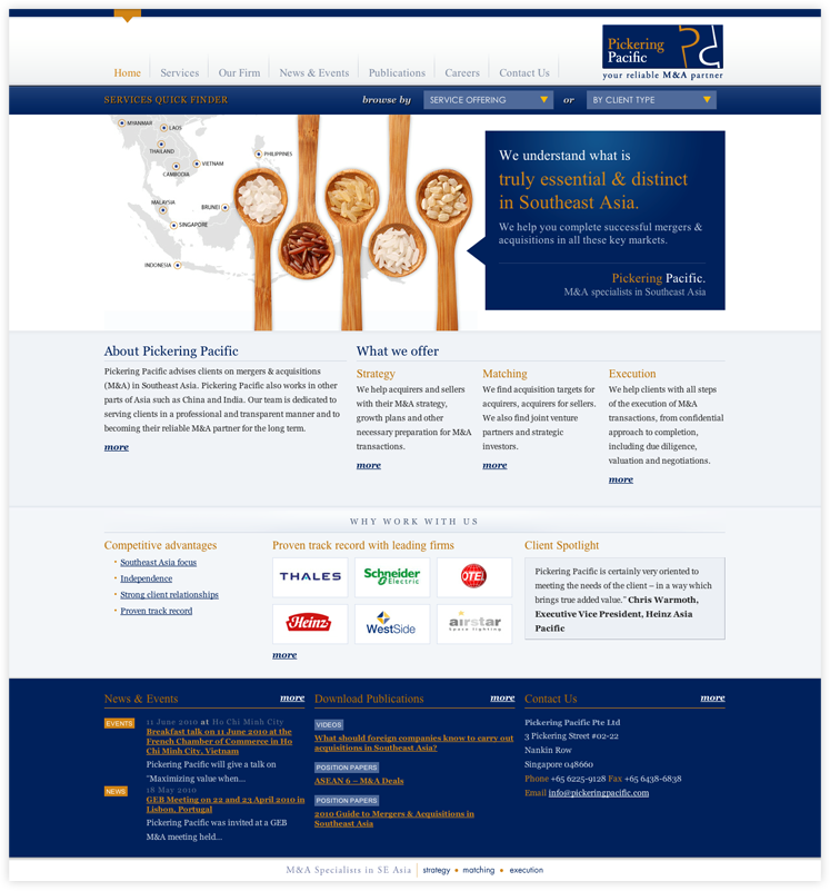 Pickering Pacific website Pickering Pacific website